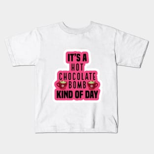 Christmas hot chocolate Kids T-Shirt